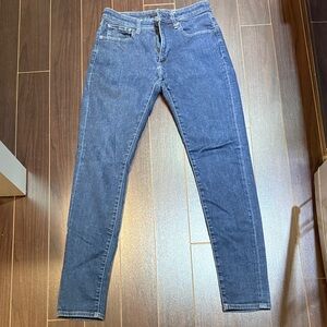 Uniqlo Men's Dark Blue Jeans